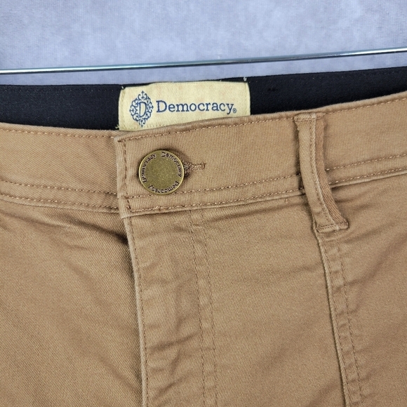 Democracy Ab Technology‎ Khaki Cargo Pants Size 16 Mid-Rise Cropped - Picture 4 of 11